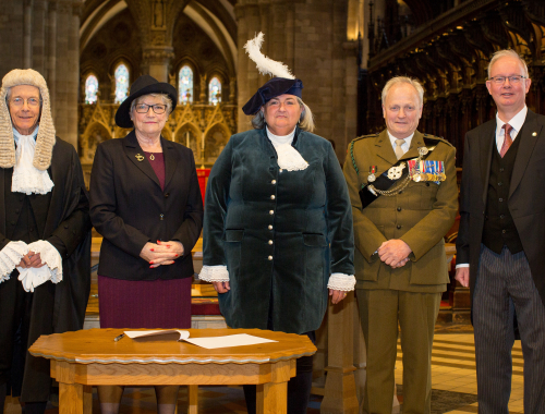 Sarah de Rohan takes up office as the new High Sheriff of Herefordshire